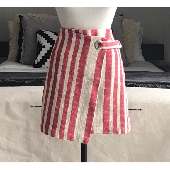 Free People Dresses & Skirts - ❌SOLD❌Free People Linen Wrap Skirt